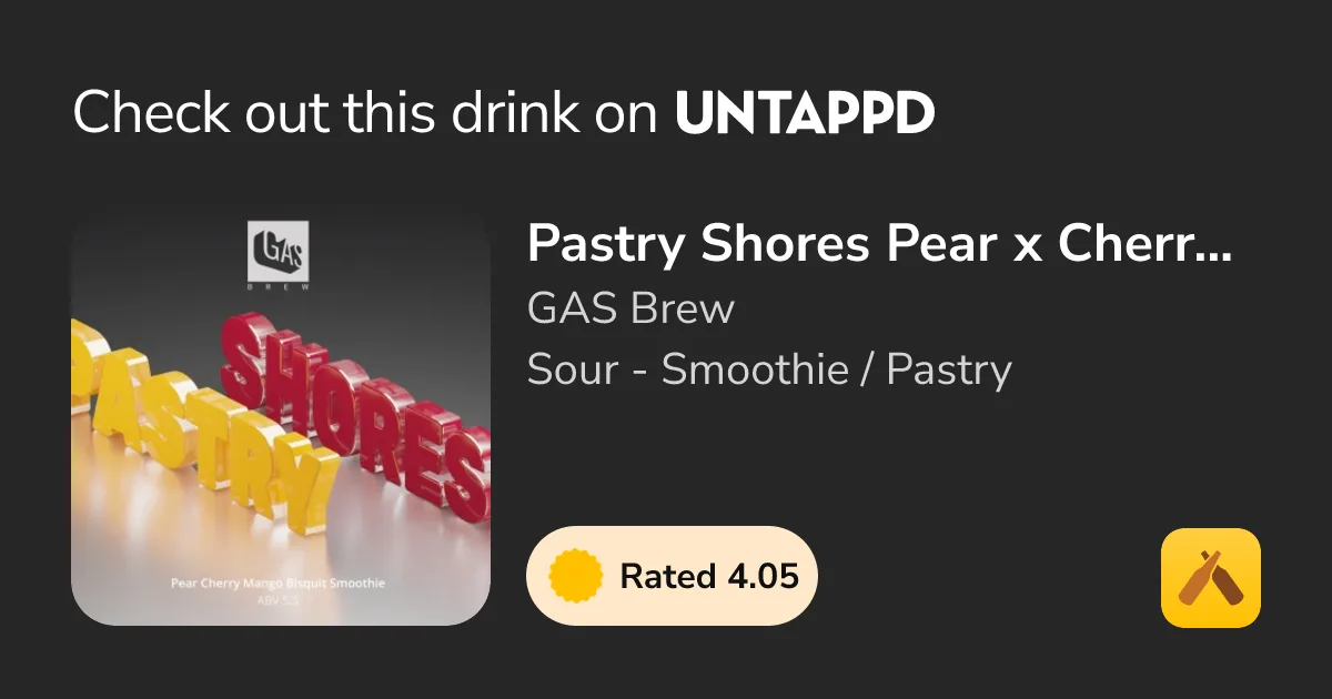 Фото Pastry Shores Pear x Cherry x Mango x Bisquit