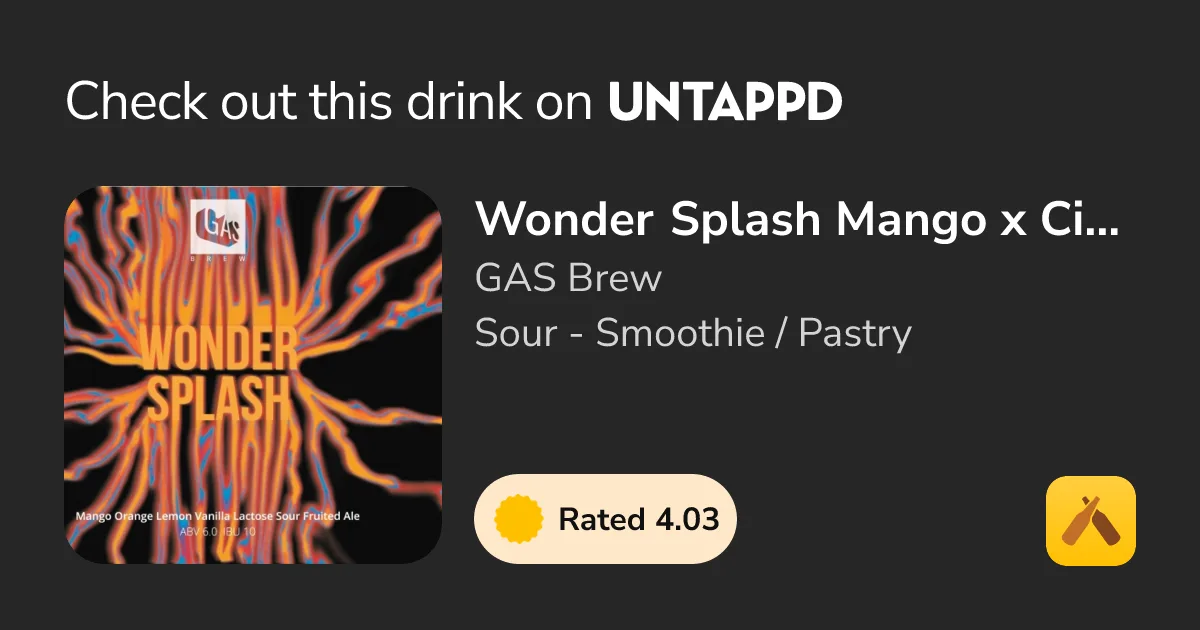 Фото Wonder Splash Mango x Citurs x Vanilla
