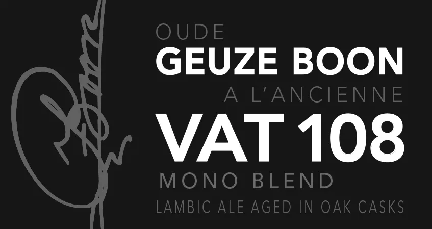 Фото Oude Geuze Boon à L'Ancienne - VAT 108 Mono Blend (2016)