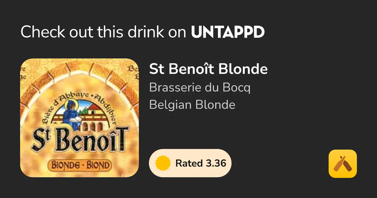 Фото St Benoît Blonde