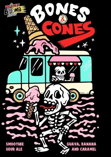 Фото Bones & Cones: Guava, Banana, Caramel