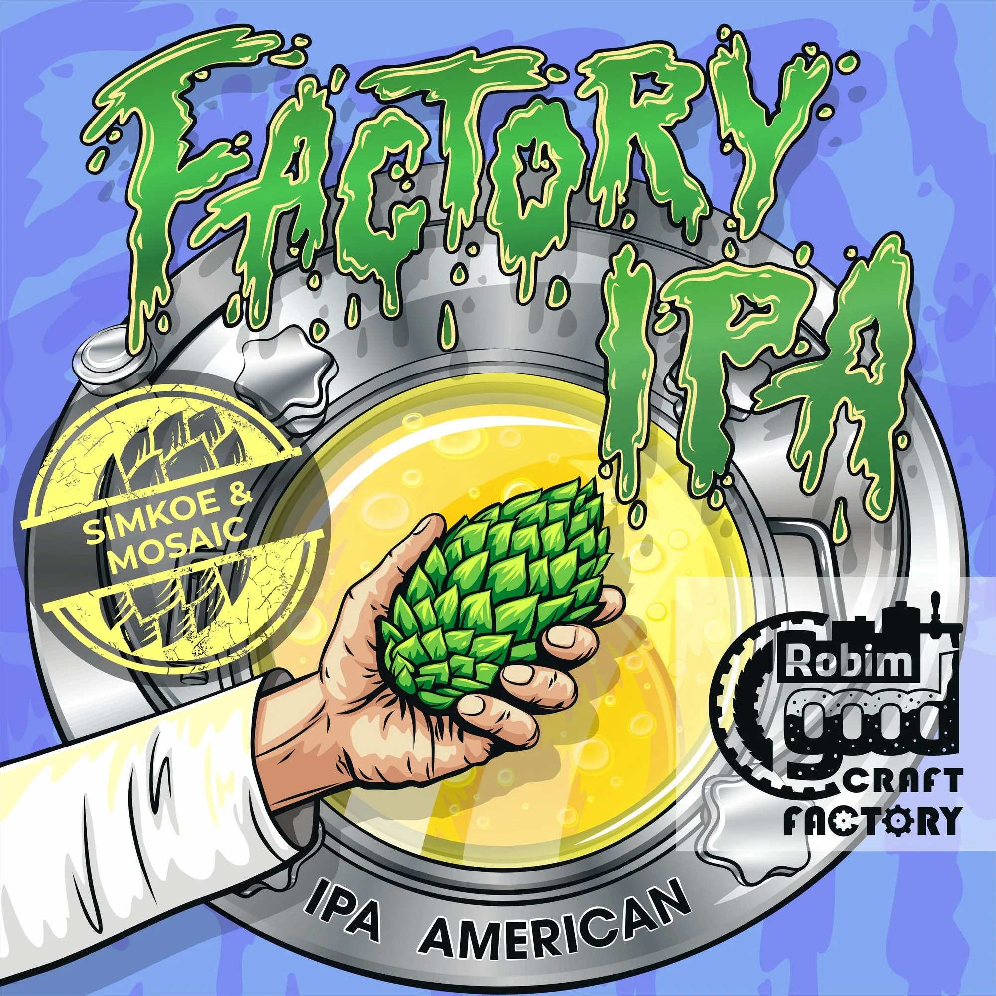 Фото FACTORY IPA: SIMCOE & MOSAIC