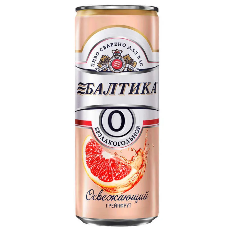 Фото Балтика 0 Грейпфрут
