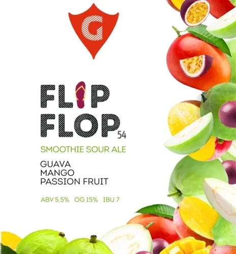 Фото FLIP FLOP 54 | guava • mango • passion fruit